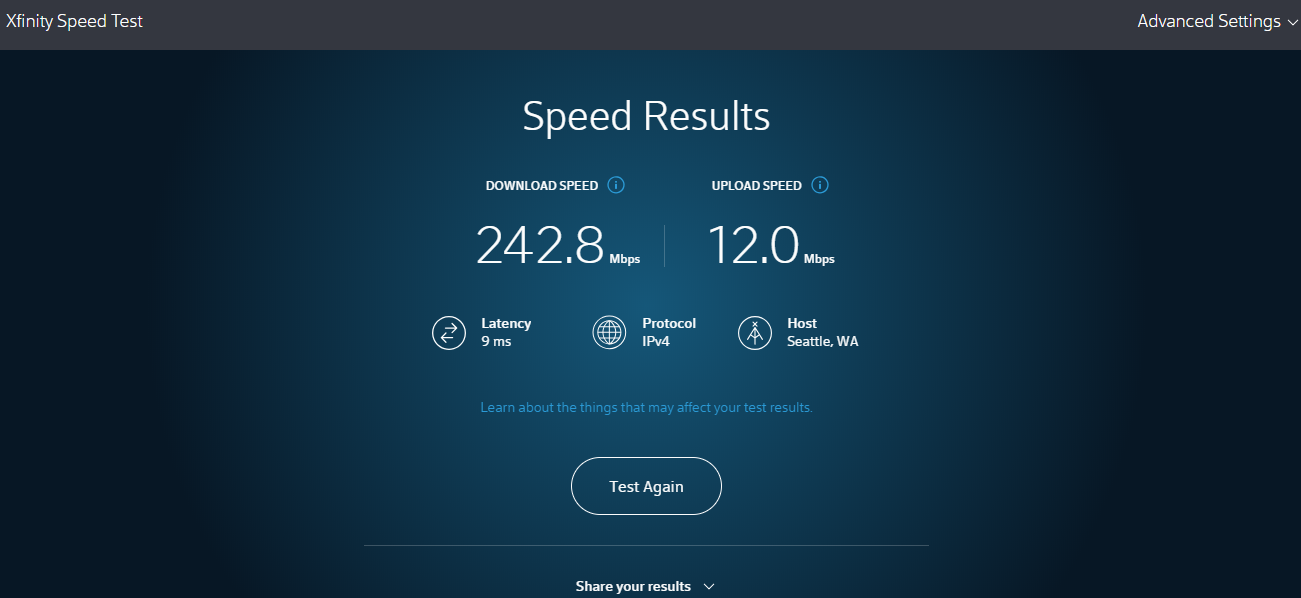 Xfinity Speed Test Review